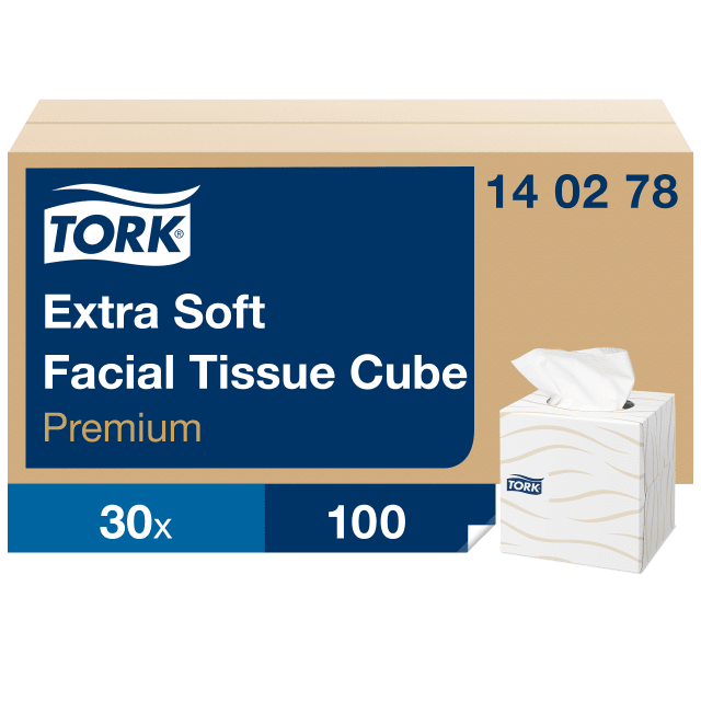 Tork Extra Soft Facial Tissue Cube Premium
