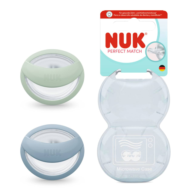 NUK PM PACI SI1 CL2 GREEN/BLUE 2/BOX
