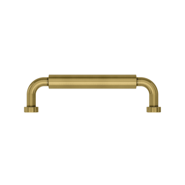 4400 Hollywood Hills 4" Cabinet Pull, In Heirloom Brass