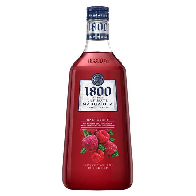 1800 Tequila Ultimate Raspberry Margarita Ready to Drink Plastic 1.75L