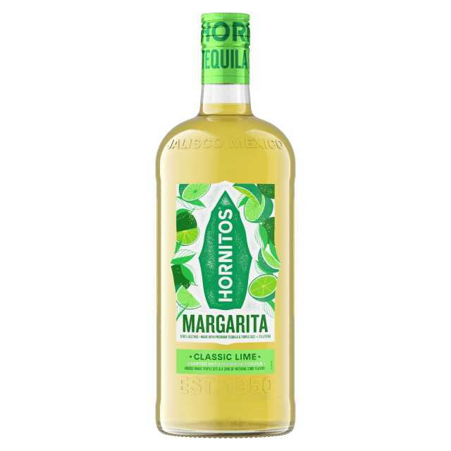 Hornitos Classic Lime Margarita Ready to Serve Cocktail 1.75 L