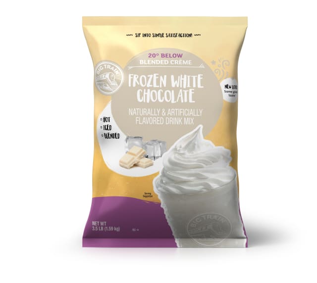 Big Train 20 Below White Chocolate Drink Mix, Frozen, 5 x 3.5 lb