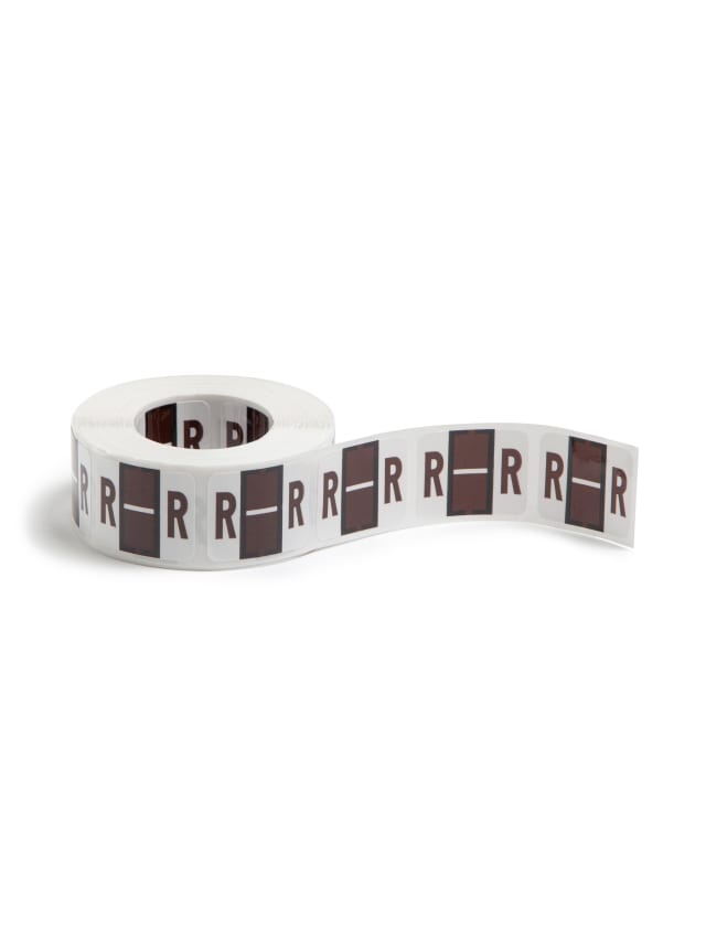 BCCR Bar Style Color-Coded Alphabetic Labels, A-Z Rolls