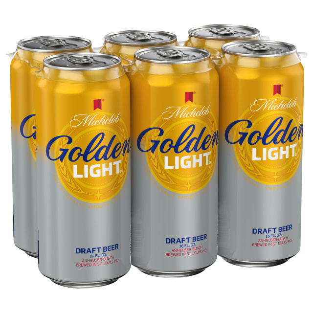 Michelob Golden Light Beer 6 - 16 fl oz Cans