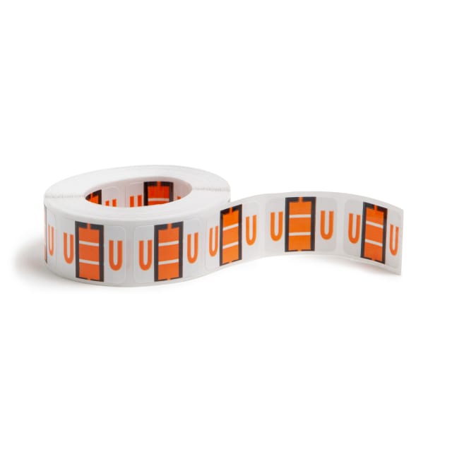 BCCR Bar Style Color-Coded Alphabetic Labels, A-Z Rolls