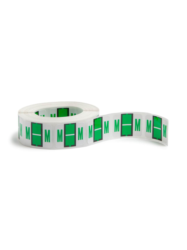 BCCR Bar Style Color-Coded Alphabetic Labels, A-Z Rolls