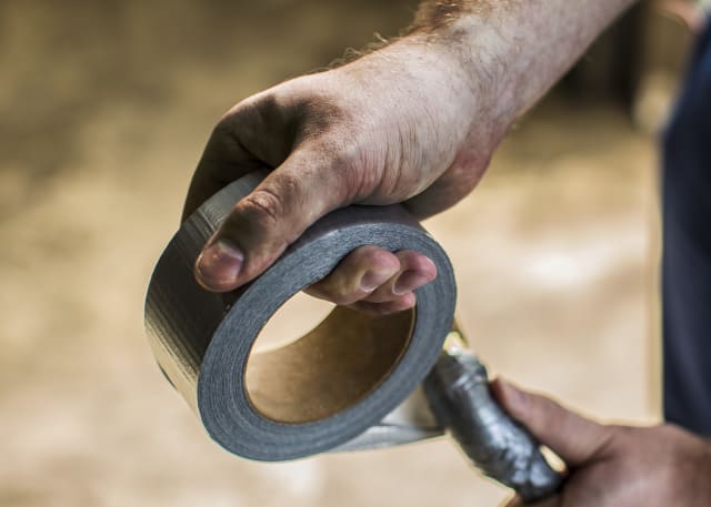 Duct Tape, Contractor Grade, Silver, 2"x180', Custom