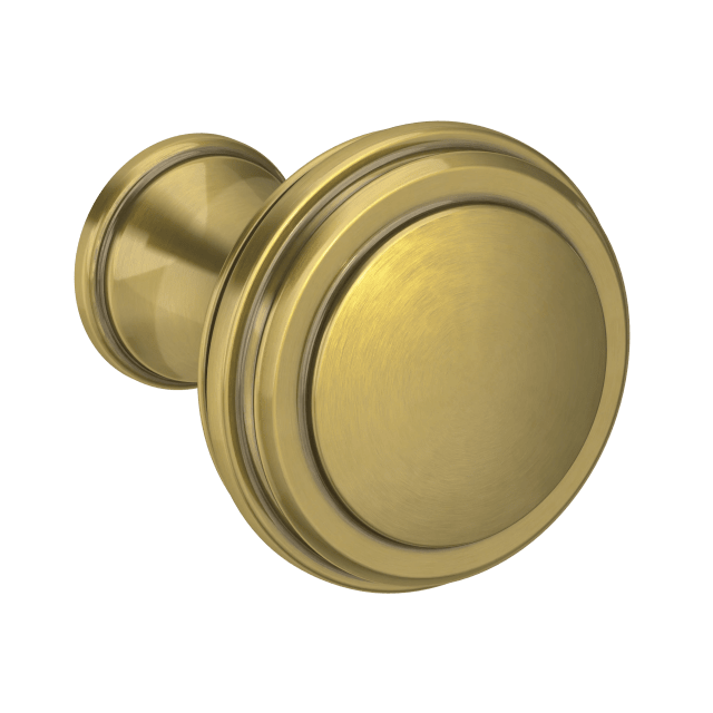 4453 Severin A Knob 1.25", In Heirloom Brass