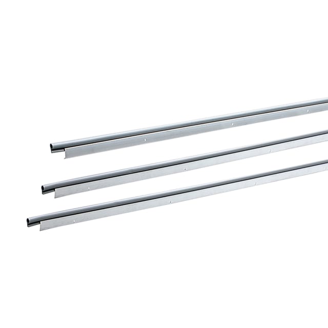01040 - Silver Aluminum and Vinyl Nail-on Top and Sides Door Seal Kit