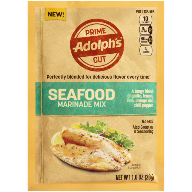 Adolph's Seafood Prime Cut Marinade Mix, 1.0 oz