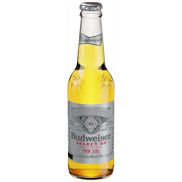 Budweiser® Select 55™ Light Beer, 12 fl. oz. Bottle