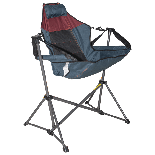 Camp & Go Outdoor Foldable Hammock Lounger, Navy