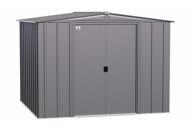 Classic Steel Storage Shed, 8X8, Charcoal