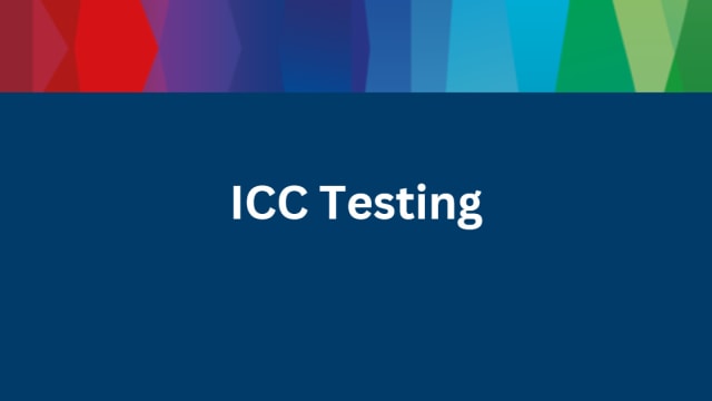 *ICC Testing