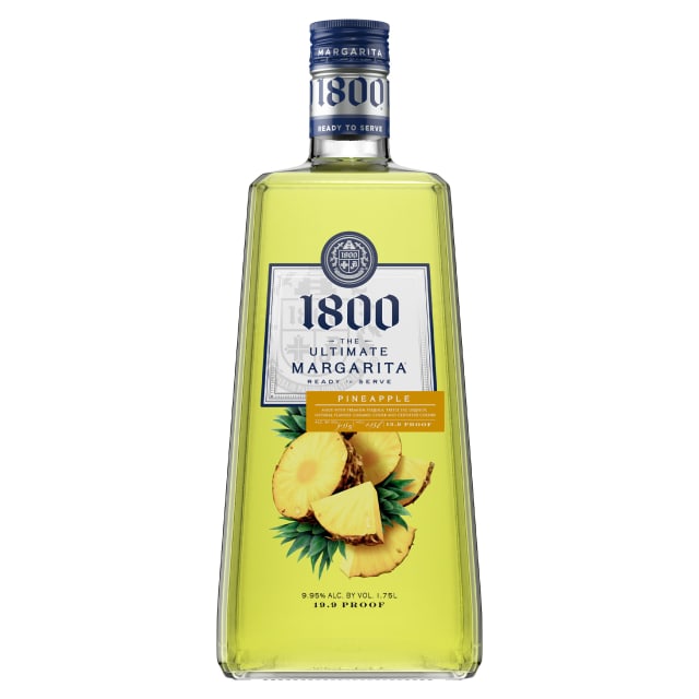 1800 Tequila Ultimate Pineapple Margarita Ready to Drink 1.75L