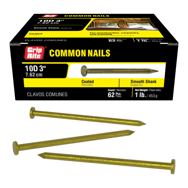 Primesource 10D Coated Common 1# Hand Drive Common Nails
