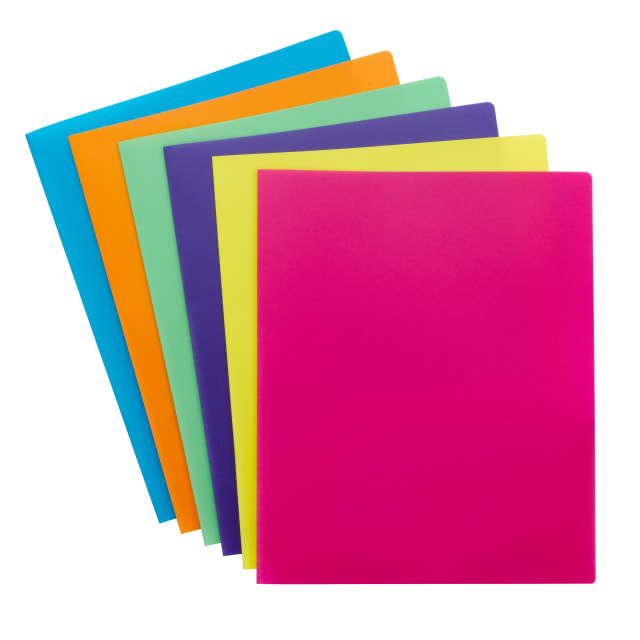 Poly Two-Pocket Folders