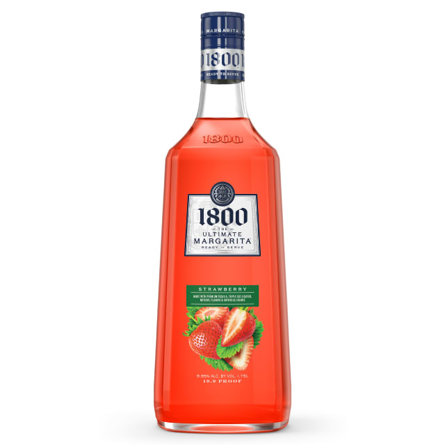 1800 Tequila Ultimate Strawberry Margarita Ready to Drink 1.75L