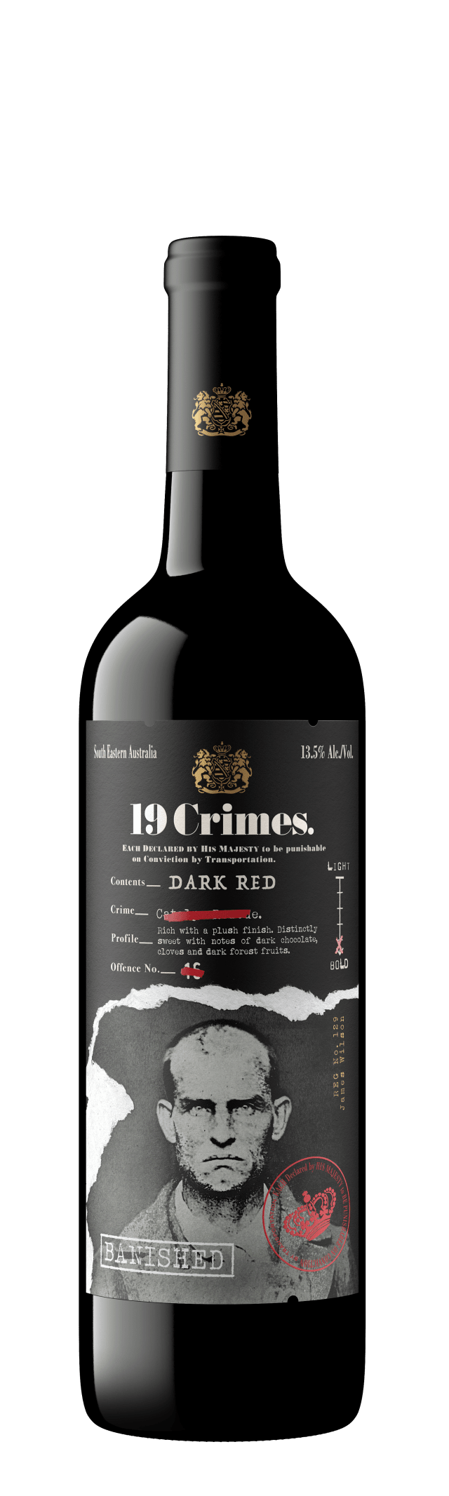 19 Crimes The Banished 750ML