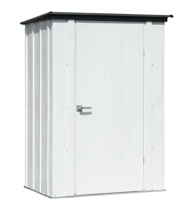 Spacemaker Patio Shed, 4X3, Flute Grey And Anthracite