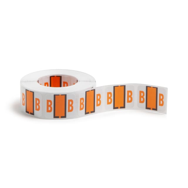 BCCR Bar Style Color-Coded Alphabetic Labels, A-Z Rolls