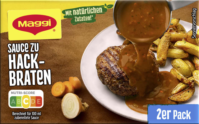 MAGGI Sauce zu Hackbraten 2er Multipack, ergibt 500ml