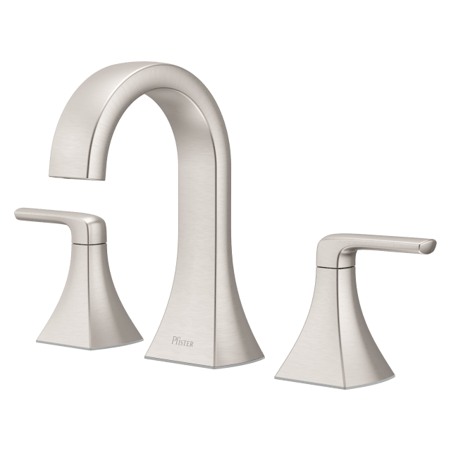 Bruxie 2-Handle 8" Widespread Bathroom Faucet in Spot Defense Brushed Nickel