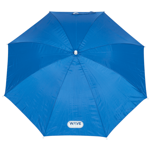 Rio Wave 4 X 4 X 3 Ft Blue Adjustable Clamp-On Beach Umbrella