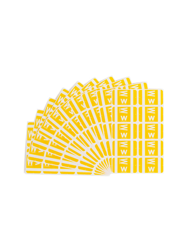 AlphaZ® ACCS Color Coded Alphabetic Labels - Sheets