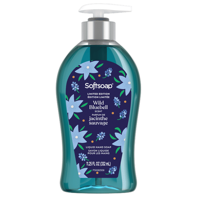 Savon mains Softsoap édition limitée, Cuisine et salle de bains, Parfum jacinthe des bois, flacon à pompe de 332 ml