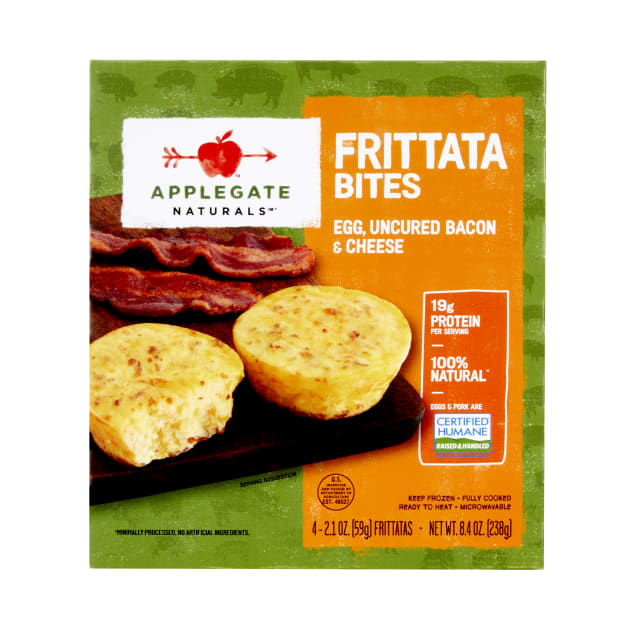 APPLEGATE NATURALS Frittata Bites Bacon Cheddar Swiss Case