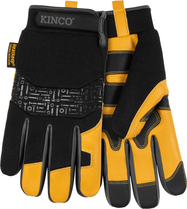 KincoPro™ Lined Premium Grain Goatskin & Synthetic Hybrid with Pull-Strap
