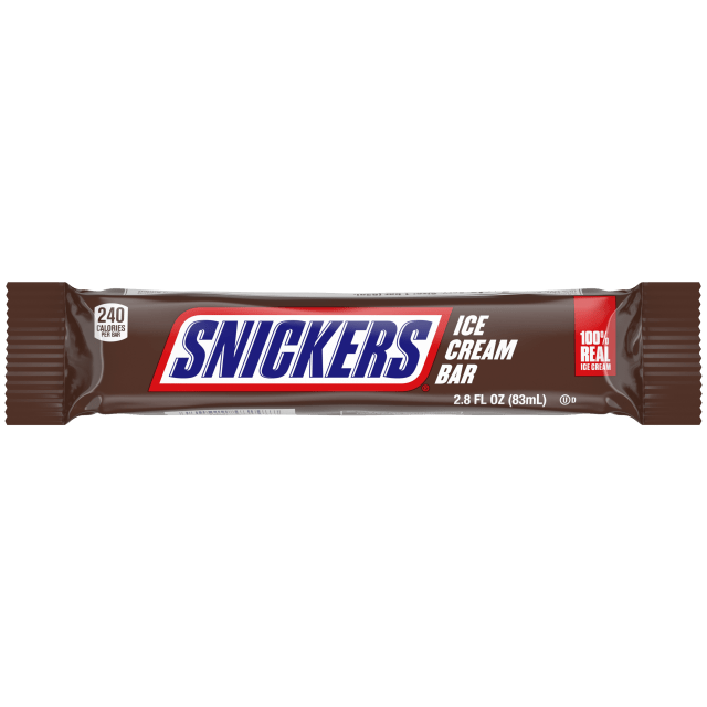SNICKERS Ice Cream, Chocolatey Caramel Peanut Butter Ice Cream Bar, 2.8 Oz