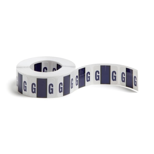 BCCR Bar Style Color-Coded Alphabetic Labels, A-Z Rolls