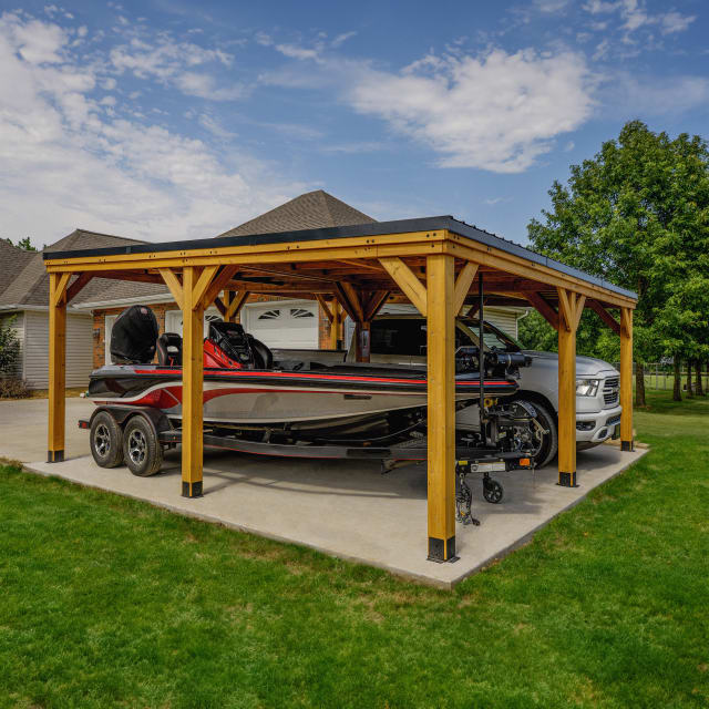 6.1m x 6.1m Kingsport Carport