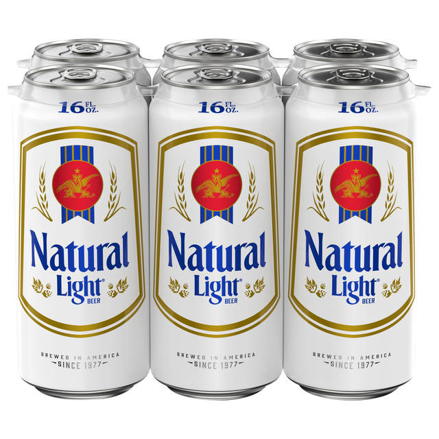 Natural Light Beer 16 fl oz Can, 4.2% ABV