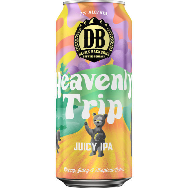Devils Backbone Heavenly Trip Juicy IPA Beer 1 pt Can