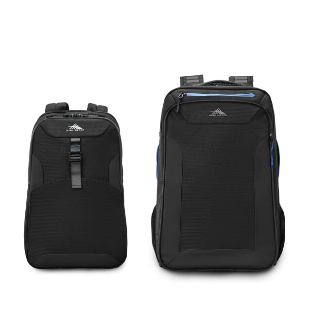Hi-Life 3-In-1 Conv Whld Backpack - Black/Blue