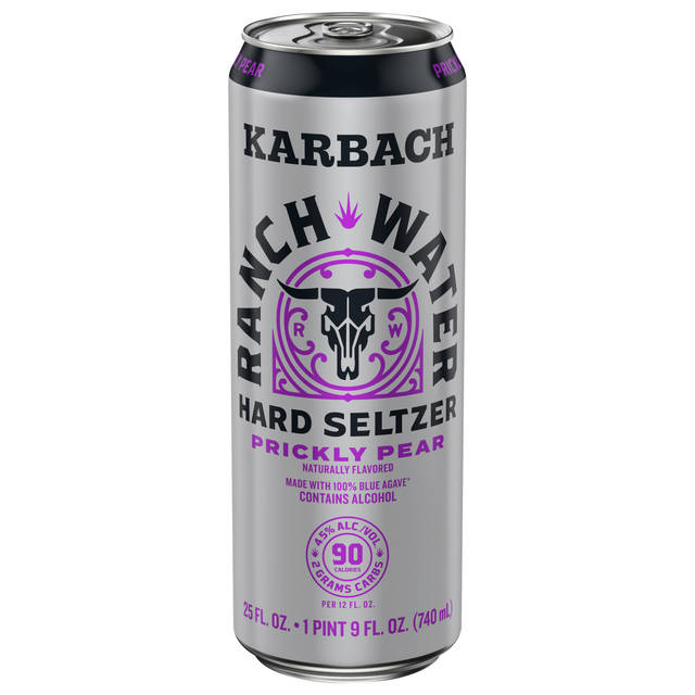 Karbach Ranch Water Prickly Pear Hard Seltzer 25 fl oz