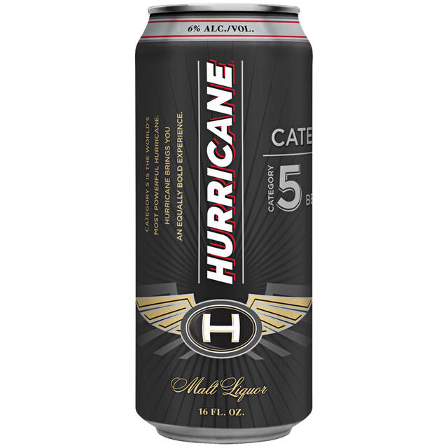 Hurricane Malt Liquor, 6 Pack 16 fl. oz. Cans, 6.0% ABV