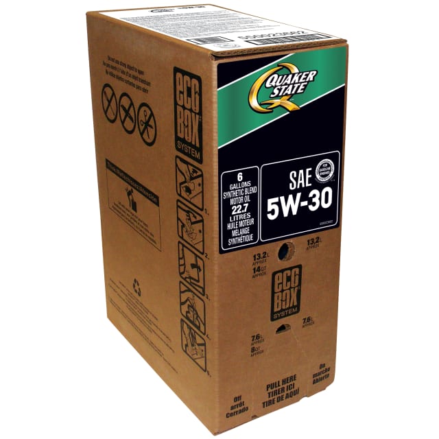 Quaker State 5W-30 Motor Oil, 24 Quart Ecobox