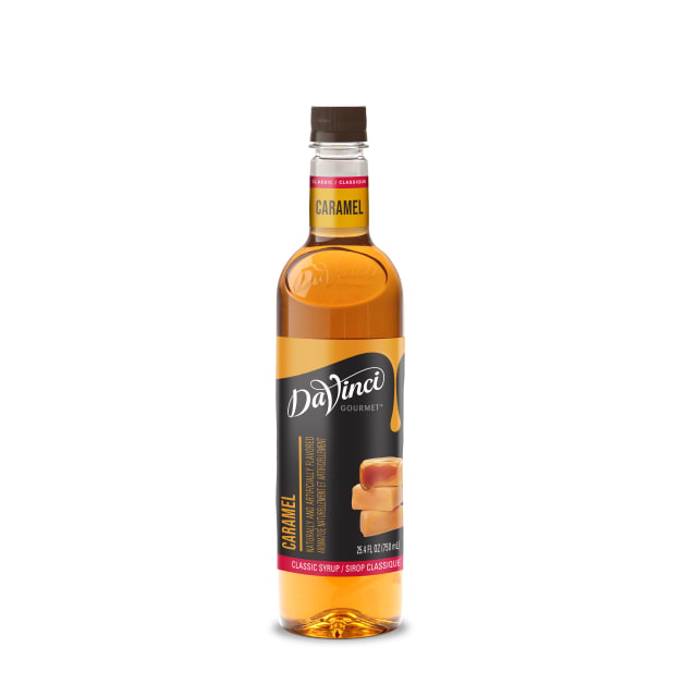 DaVinci Gourmet Caramel Syrup, Plastic Bottle, 4 x 750 mL