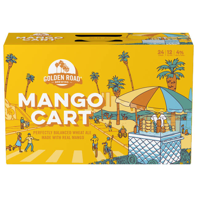 Golden Road Brewing Mango Cart Beer 24 - 12 fl oz Cans