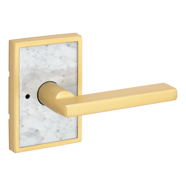 Halifax Privacy Lever with Canvas Trim, Cloud Stone