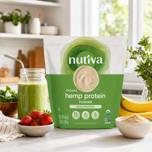 Organic Cold-Pressed Hemp Protein Powder