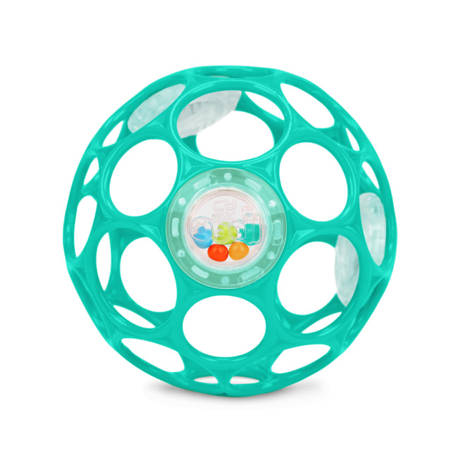 BS OBALL RATTLE EASY-GRASP TOY_TEAL