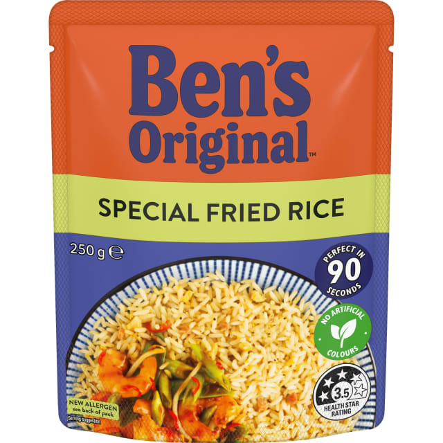 BEN'S ORIGINAL Microwave Rice Special Fried Rice 250g Pouch