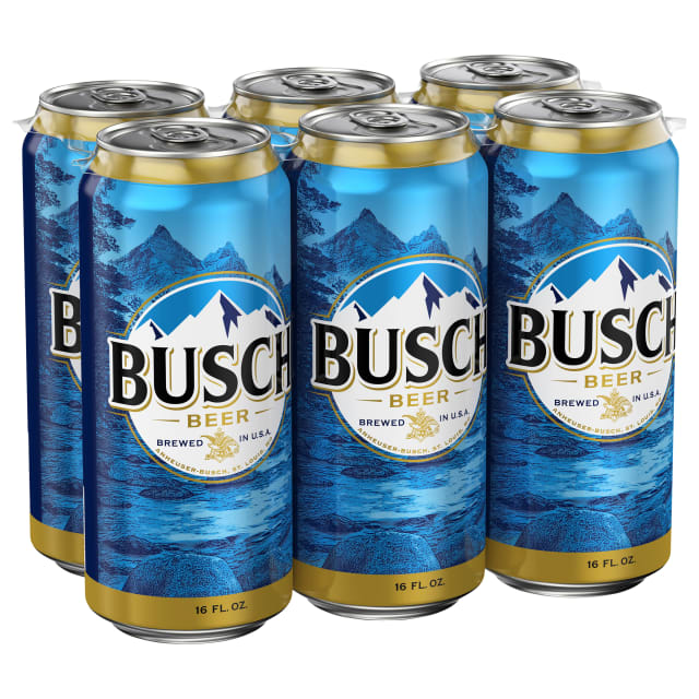 Busch Beer 16 fl oz - 6 Cans