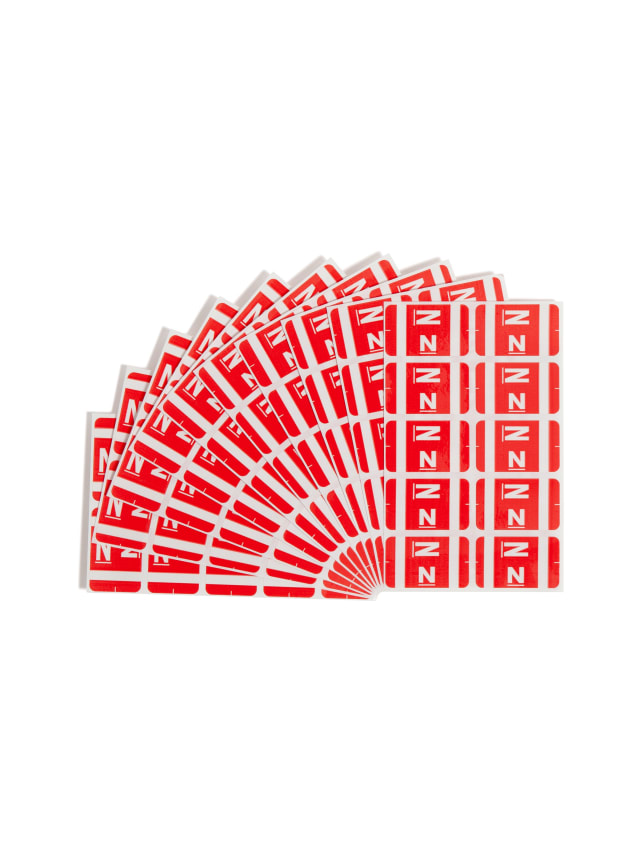 AlphaZ® ACCS Color Coded Alphabetic Labels - Sheets