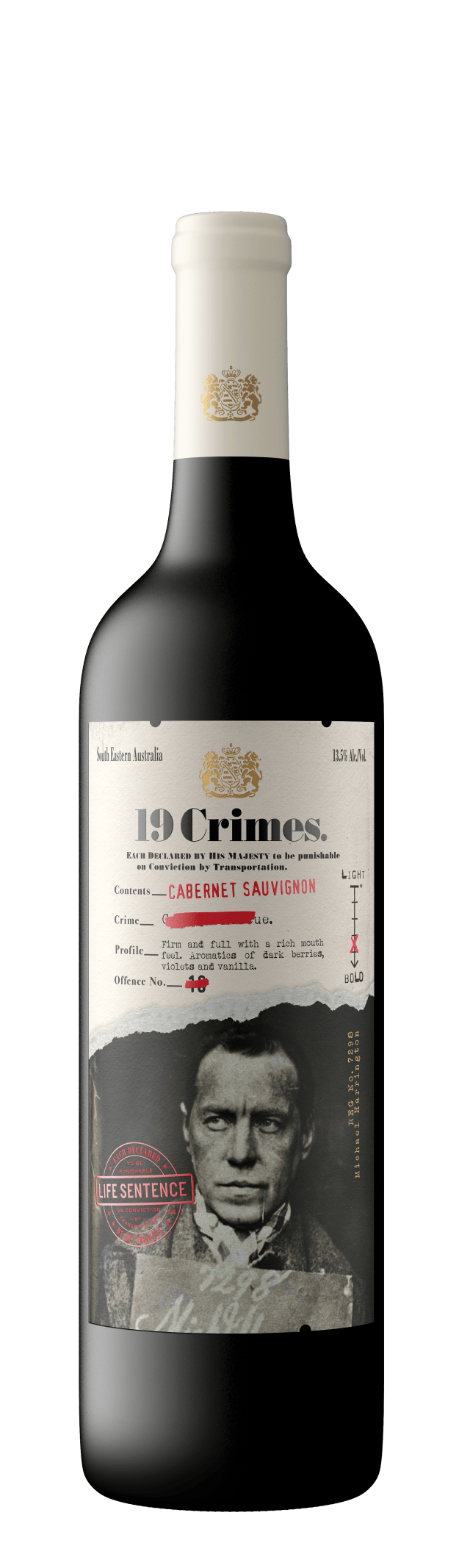19 Crimes Cabernet Sauvignon 6B 750ML